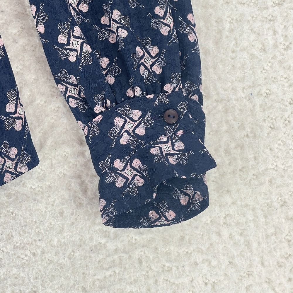 Vintage‎ Country Sophisticates by Pendleton Blue Floral Shirt Womens Size PM - Picture 6 of 16